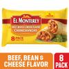 Salutem Vita Beef Bean Cheese Flavor Chimichangas Frozen Meal, Gift Set Pack of 8 view 3