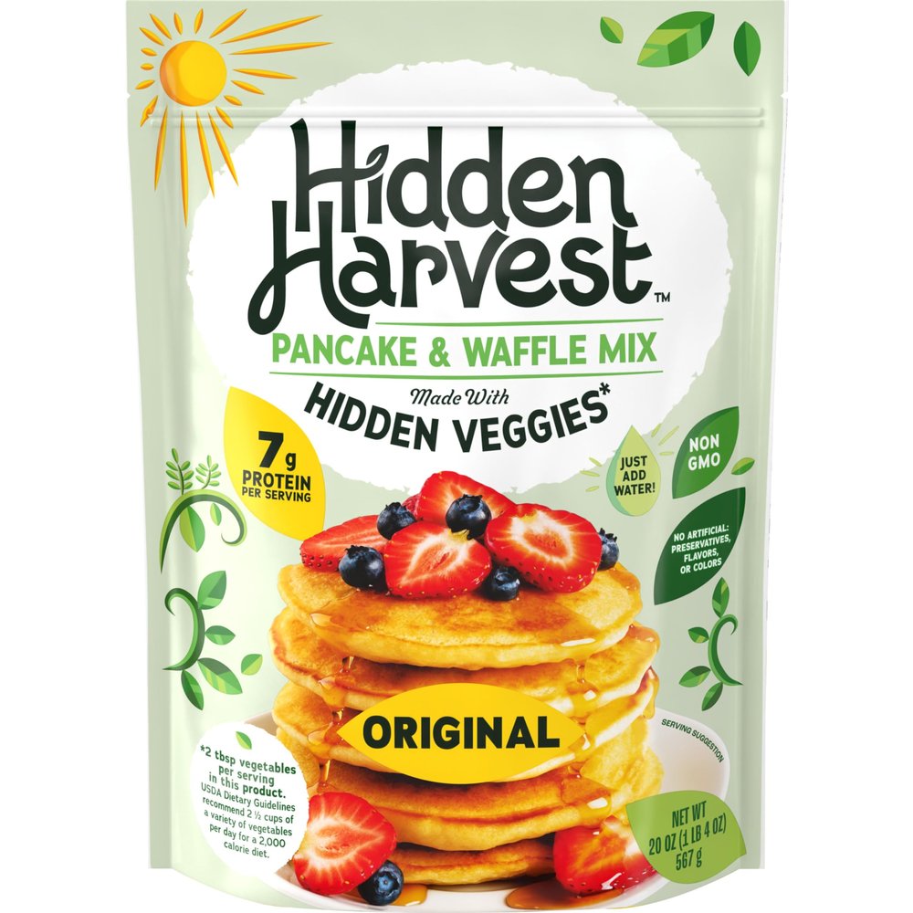 Hidden Harvest Pancake Mix Original 20 oz (Pack of 6)