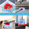 14 Pack Spin Mop Replacement Heads, Only Fit for RinseClean 2-Tank System, 100% Microfiber Spin Mop Refill Head,Spinning Mop Head Replacement for Floor Cleaning view 3