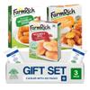 Salutem Vita Cheesy Indulgence Frozen Snack Box Mozzarella, Cheddar Bites & Curds,18 oz, Gift Set Pack of 3 view 1