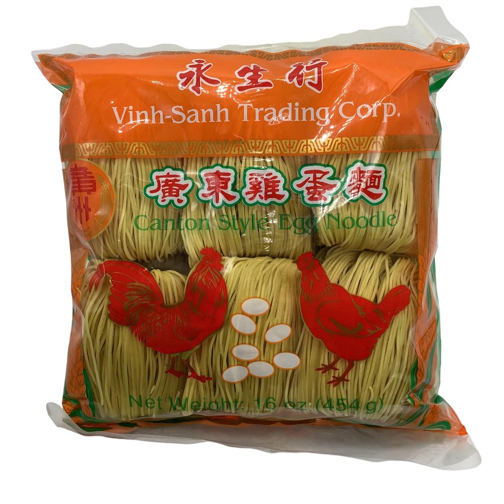 Vinh Sanh Egg Noodles Thin 16 oz (Pack of 10)