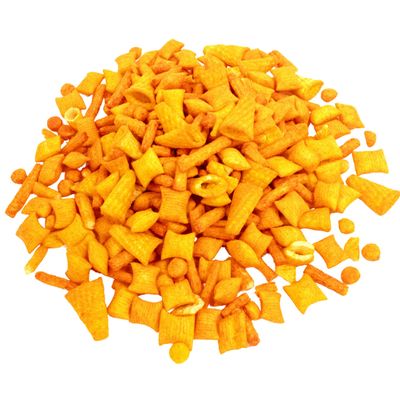 Corn Chips Mix Crackers 8.8 Oz, Gluten Free, Vegan, NON GMO, Natural, Halal, in Resealable Bag, Crunchy