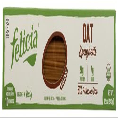 Felicia Pasta Spaghetti Oat Orzo 12 oz (Pack of 12)