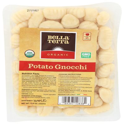Bella Terra Pasta Gnocchi Plant-Based 17.6 oz (Pack of 6)