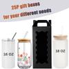 25Pcs Tumbler Gift boxes for glass cup with Handle for 16oz 18oz 20oz Sublimation Glass, Cup boxes for packaging 16oz,water bottle gift boxes,Tumbler Packaging Boxes with window for giftsBlack view 3