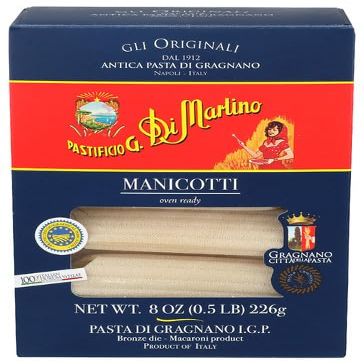 Di Martino Pasta Manicotti 8 oz (Pack of 6)