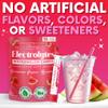 Zero Sugar Watermelon Candy Electrolytes Powder Packets (15 Pack) - All Natural Ingredients, Caffeine Free Energy for Refreshing Hydration - Vegan, Keto, Paleo Sugar Free Electrolytes Powder No Sugar view 2