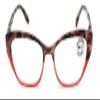 V.W.E. Women Cateye Blue Blocker Reading Glasses - UV Protection Reader with Anti-Reflective Lens Eye Strain Relief (Tortoise/Red, 1.25, x) view 2