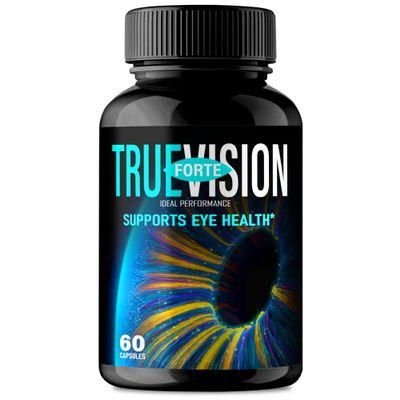 TrueVision Capsules, Official TrueVision Eye Health Supplement Pills - Maximum Strength, All Natural for Visual Wellness & Crystal Clear Vision, Premium True Vision Eye Pills Reviews (60 Capsules)