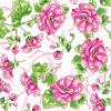 IHR Ideal Home Range Rosanne Beck Party Napkins Disposable 3-Ply Paper Lunch Napkin Pack, 6.5" x 6.5", Pink Garden Party, 20-Count view 1