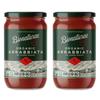 Bionaturae Organic Arrabbiata Pasta Sauce - Tomato Sauce for Spaghetti, Pizza, Lasagna, Gluten Free, Non GMO, No Added Sugar, Kosher, Glyphosate Free, Made in Italy, Homemade Taste- 24 oz Jar (2 Pack) view 1