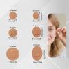 120pcs Small Circle Bandages, 6 Sizes Flexible Fabric Adhesive Breathable Round & Oval Wound Protection and Hides Skin Spots Ideal for Face Nose Hands Small Incisions view 2