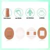 120pcs Small Circle Bandages, 6 Sizes Flexible Fabric Adhesive Breathable Round & Oval Wound Protection and Hides Skin Spots Ideal for Face Nose Hands Small Incisions view 3