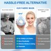 2PCs Replacement F20-Style Fabric Mask (Small) - No Silicone Contact, CPAP Full Face Cushion Wrapped by Cooling Fabric for Airfit F20 & Airtouch F20, No Stuffiness Even in Hot Weather (Blue-S) view 3