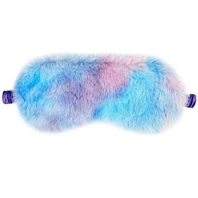1 Pack Sleep Mask, Eye Shade, Fur Blinkfold, Soft Plush Eye Sleeping Mask for Women, Men, Kids, Boys, Girls (Mixcolor2)