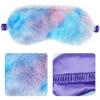 1 Pack Sleep Mask, Eye Shade, Fur Blinkfold, Soft Plush Eye Sleeping Mask for Women, Men, Kids, Boys, Girls (Mixcolor2) view 3