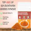10.58oz Pure Dry Sea Buckthorn Powder | Dry Sea Buckthorn Berries | Rich in Fiber, Omegas, Vitamin C, (300gm) view 2
