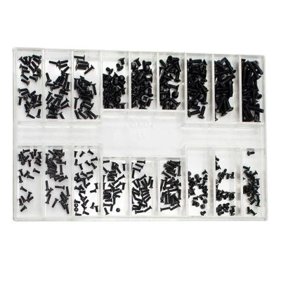 500PCS 18 Specification Screw Kit Box Eyewear Screw Kit Nose Support Lens Leg Nut Frameless Glasses Spacer Cap Accessories(H Set,20BOX)