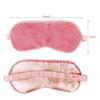 1 Pack Sleep Mask, Eye Shade, Fur Blinkfold, Soft Plush Eye Sleeping Mask for Women, Men, Kids, Boys, Girls (Rose) view 2
