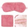 1 Pack Sleep Mask, Eye Shade, Fur Blinkfold, Soft Plush Eye Sleeping Mask for Women, Men, Kids, Boys, Girls (Rose) view 3