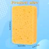 1 PCS Large Sponges for Cleaning, Natural Wood Pulp Sponges, 5.7x3.5x1.5 inch Cleaning Big Sponge for Kitchen, Bathroom, Countertops, Car Wash view 2