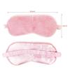 1 Pack Sleep Mask, Eye Shade, Fur Blinkfold, Soft Plush Eye Sleeping Mask for Women, Men, Kids, Boys, Girls (Pink) view 2