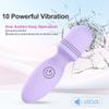 KELITE Personal Back Massager - Handheld Waterproof & Rechargeable Massager - 10 Patterns VibrationMassage - Perfect for Travel Relaxation, Relieves Back, Legs Muscles (Purple) view 3