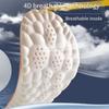 Auosxny Footstr Insoles, 2025 New Footstr Breathable Soft Foam Shoe Insole 4d Breathable Soft Foam Shoe Insole,Men Women Orthopedic Shock Absorption Insoles(Gray+Orange,3Y-4Y) view 3