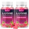 BVIVLOO L-Lysine 1000mg Gummies for Immune Support & Skin Health - High Potency Vegan, Sugar-Free, Gluten-Free Supplement with Natural Raspberry Flavor for Adults & Kids - 120 Gummies view 1