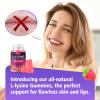 BVIVLOO L-Lysine 1000mg Gummies for Immune Support & Skin Health - High Potency Vegan, Sugar-Free, Gluten-Free Supplement with Natural Raspberry Flavor for Adults & Kids - 120 Gummies view 4