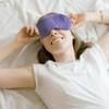 1 Pack Sleep Mask, Eye Shade, Fur Blinkfold, Soft Plush Eye Sleeping Mask for Women, Men, Kids, Boys, Girls (Purple) view 4
