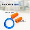 NORTHSKY Foam Ear Plugs, 200 Pairs Foam Earplugs for Sleeping, Effective Noise Reduction NRR of 32 dB, Bulk Ear Plugs with Cord, Bullet Shape, Slow Rebound view 2