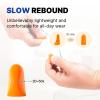 NORTHSKY Foam Ear Plugs, 200 Pairs Foam Earplugs for Sleeping, Effective Noise Reduction NRR of 32 dB, Bulk Ear Plugs with Cord, Bullet Shape, Slow Rebound view 4