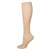 maternity compression socks1 Pairs Compression Socks for Men & Women 20-30 mmHg Knee High Nurse Running Medical and Travel Athletic(A-Beige, S) view 2