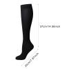 maternity compression socks1 Pairs Compression Socks for Men & Women 20-30 mmHg Knee High Nurse Running Medical and Travel Athletic(A-Beige, S) view 4