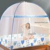 Wide Top Mosquito Net with Portable Folding Design with Bottom for Bedroom, Fishing and Hiking Trips(A,0.95 * 2.0M) view 2