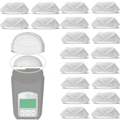 20-Pack Disposable Filters Compatible with HDM Z1 Z2 Basic Travel CPAP Machine,Polyester