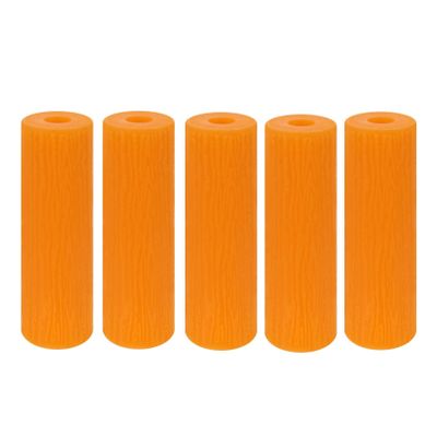 5 Pack Aligner Chewies, Teeth Aligner Band Tool, Medical Grade Silicone Orthodontic Compatible with Invisalign Braces, Aligner (Orange)