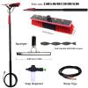 Window Cleaning Brush with Squeegee & Soap Dispenser | 3.6-10.8M Extandable Telescopic | Water Fed Window Cleaning Pole Aluminium | Cleaner for Solar Panels (35cm Brush,3 view 2