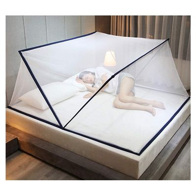 Folding Mosquito Net Tent for Bed Anti-Mosquito Cover for Adults Trip, Folding Portable Home and Travel Outdoor Mosquito Net(2,135 * 190 * 80cm)