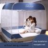 Automatic Mosquito Net, Fully Automatic Mosquito-Proof Cloth, Foldable, Fast and Installation-Free Mosquito Net(Blue,180 * 220cm) view 3