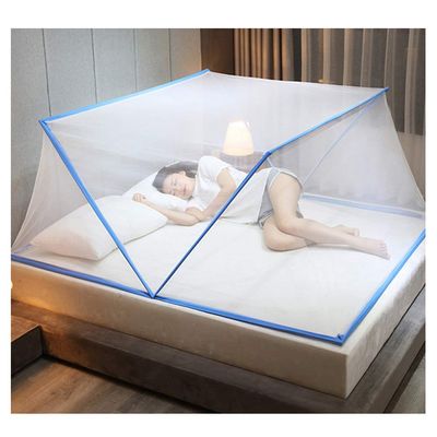 Folding Mosquito Net Tent for Bed Anti-Mosquito Cover for Adults Trip, Folding Portable Home and Travel Outdoor Mosquito Net(4,135 * 190 * 80cm)
