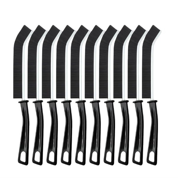 10 pcs Multifunctional Hard-Bristled Crevice Cleaning Brush 23cm Long Strip Tool for Furniture Showers Kitchens Windows Small Spaces Homeowners Dead Corners Cleaning Professionals Tools