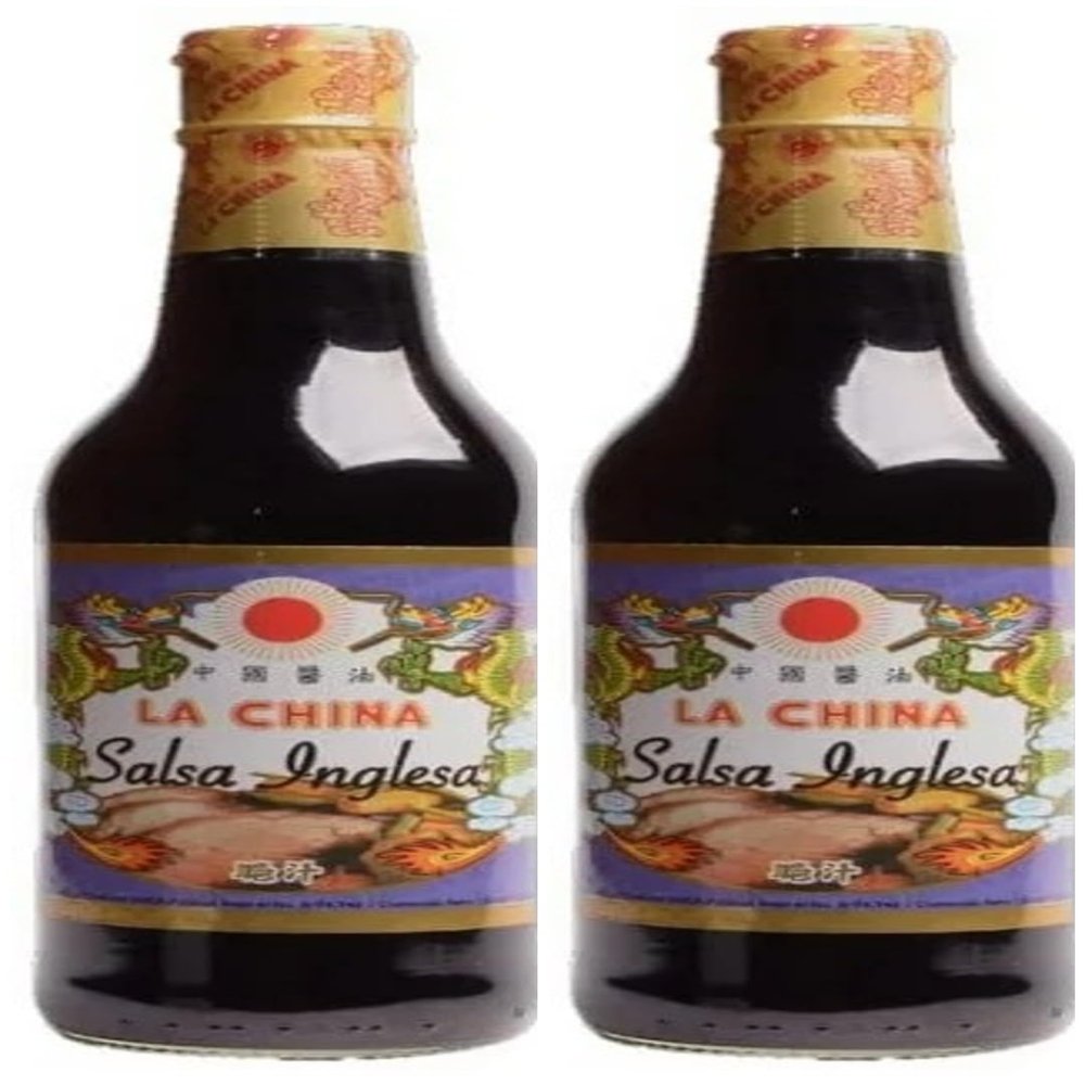 2 Pack of Worcestershire Sauce La China Salsa Inglesa 10.14oz Bottles