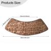 Curved Shower Mat Washable Non Slip Bathroom Rug for Corner Bathrooms Living Room Kitchen Laundry Room Fast Water Absorption Soft Firm Texture Stain Resistant Floor Protection(brown) view 2