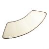 Curved Shower Mat Washable Non Slip Bathroom Rug for Corner Bathrooms Living Room Kitchen Laundry Room Fast Water Absorption Soft Firm Texture Stain Resistant Floor Protection(brown) view 4