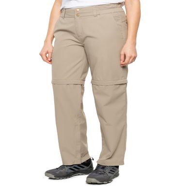 Insect Shield Women's Elements Lite Convertible Pant, Size 16 Khaki
