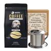 Birdee Vietnamese Coffee Gift Set - 12 Ounce 100% Robusta Ground & 12 Ounce Stainless Steel Phin Filter, Meets Fine Robusta Standard, Ideal for Strong Coffee Lovers, Bold, Smooth Hand Picked view 1