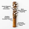 Chocolate-Covered Smores Pretzel Rods 16 Pack | Individually Wrapped, Made-to-Order, Crunchy Pretzels Dipped in Milk Chocolate with Mini Marshmallows & Graham Cracker Crumbs view 2