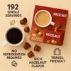 Delight International Hazelnut Coffee Creamer Singles 192 Count, Non-Dairy Creamers, Shelf-Stable Liquid Cups, Sweet & Nutty Flavor, Lactose-Free, No Refrigeration Needed view 3